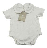Bílé body s límečkem Bow Baby