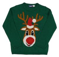 Zelený svetr se sobem Lupilu