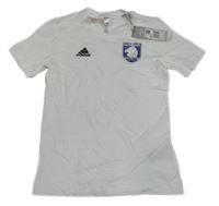 Nové - Bílé fotbalové tričko Adidas