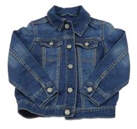 Tmavomodrá riflová bunda Gap