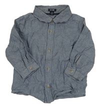 Modrá košile riflového vzhledu Kiabi