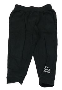 Černé tepláky s býkem 