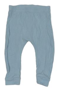 Světlemodré žebrované tepláky George