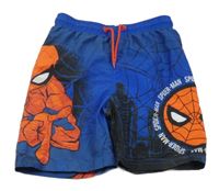 Kobaltově modré plážové kraťasy se Spider-manem Marvel