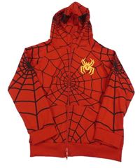 Červená mkina se Spider-manem a kapucí 