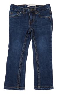Tmavomodré super skinny rifle Levi´s