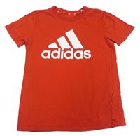 Červené tričko Adidas
