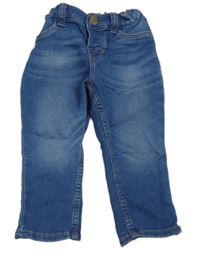 Modré super soft teplákové rifle H&M