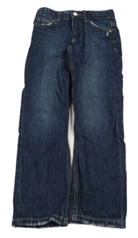 Tmavomodré rifle s prošoupáním ZARA