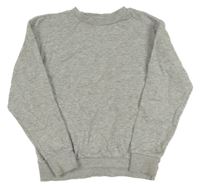 Šedá melírovaná mikina H&M
