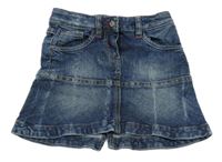 Tmavomodrá riflová sukně se srdíčky S. Oliver