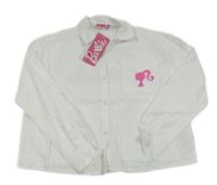 Nové - bílá crop halenka s Barbie Barbie