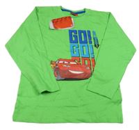 Nové - zelené triko s Cars Disney