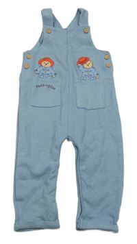 Modré vzorované teplákové laclové kalhoty s medvídky - Paddington George