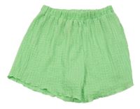 Zelené mačkané kraťasy PRIMARK