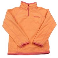 Neonově oranžová fleecová funkční mikina Mountain Warehouse
