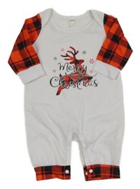 Bílo-kostkovaný overal se sobem Shein