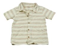 Krémovo-hnědá pruhovaná košile F&F