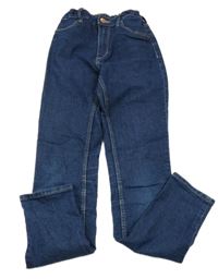 Tmavomodré skinny fit rifle H&M