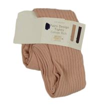 Nové - Růžové žebrovaná punčocháče Primark