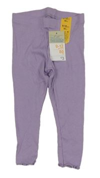 Nové - Lila žebrované legíny Primark