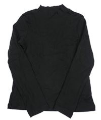 Černé triko se stojáčkem H&M