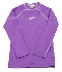 Fialové UV triko Speedo