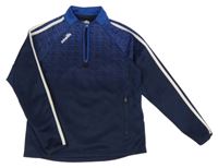 Tmavomodro-melírovaná ombré sportovní mikina O'Neills