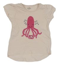 Světlerůžová tunika s chobotnicí Topomini