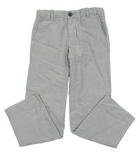 Šedé plátěné chino kalhoty H&M