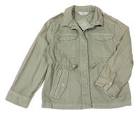 Nové - Světlekhaki riflová bunda H&M