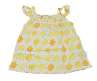 Nové - bílo-žluté šaty s citrony Early Days