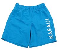 Modré plážové kraťasy s logem nabaiji