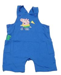 Tmavomodré laclové teplákové kraťasy s Tomíkem Jojo Maman Bébé