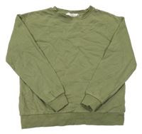Khaki mikina H&M