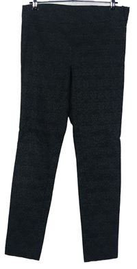 Dámské černé vzorované skinny kalhoty zn. Street One 