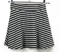 Dámská bílo-černá pruhovaná sukně H&M