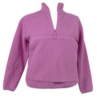 Dámská růžová huňatá mikina Dunnes 