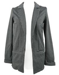 Dámský černo-šedý vzorovaný sakový cardigán H&M