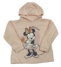 Světlerůžová mikina s Minnie a kapucí George