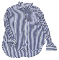 Modro-bílá pruhovaná halenka H&M