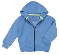 Světlemodrá propínací mikina s kapucí Primark