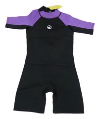 Nové - černo-fialový neoprén Dunnes Stores