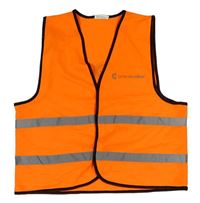 Neonově oranžová reflexní vesta 