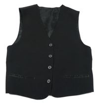 Černá společenská vesta C&A