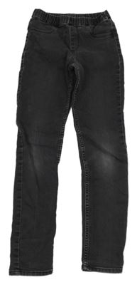 Tmavošedé džegíny H&M