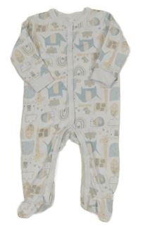 Bílý overal se slony Lily & Dan