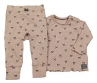 Světlerůžové pyžamo s mašlemi George