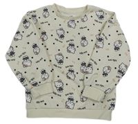 Smetanová mikina s Hello Kitty C&A