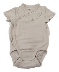 Světlehnědé zavinovací body s čumákem H&M
